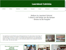 Tablet Screenshot of laerskoolcalvinia.co.za